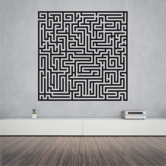 Αυτοκόλλητο Τοίχου - Λαβύρινθος