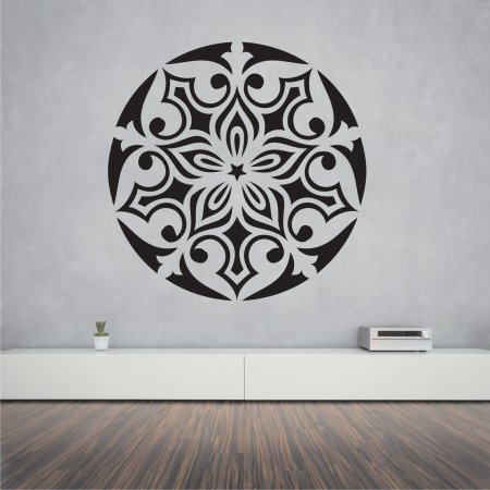 Αυτοκόλλητο Τοίχου - Κυκλικό μοτίβο