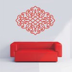 Αυτοκόλλητο Τοίχου - Ρετρό μοτίβο