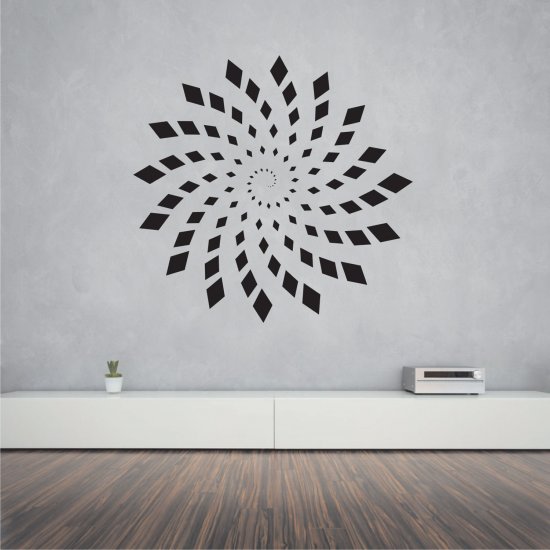 Αυτοκόλλητο Τοίχου - Spiral diamonds