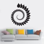 Αυτοκόλλητο Τοίχου - Spiral drops