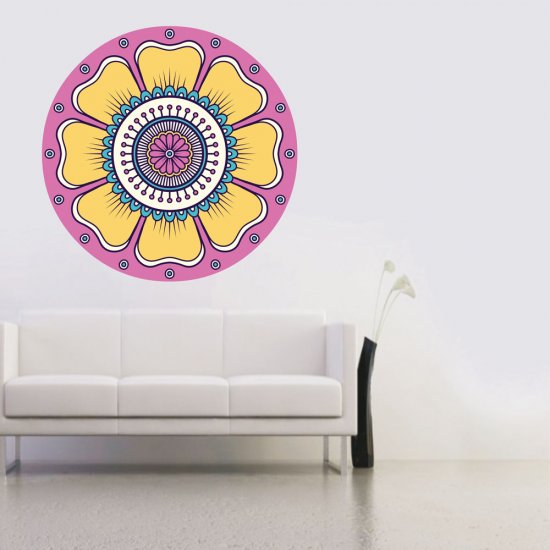 Αυτοκόλλητο Τοίχου - Mandala flower Αυτοκόλλητο Τοίχου - Mandala flower