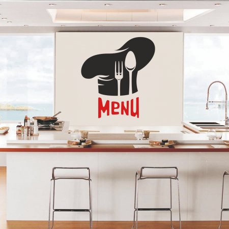 Αυτοκόλλητο Τοίχου - Menu