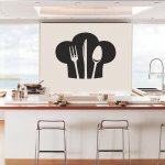 Αυτοκόλλητο Τοίχου - Chef hat