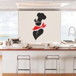 Αυτοκόλλητο Τοίχου - Chef