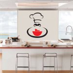 Αυτοκόλλητο Τοίχου - Chef 3