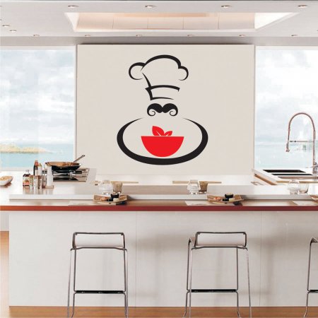 Αυτοκόλλητο Τοίχου - Chef 3