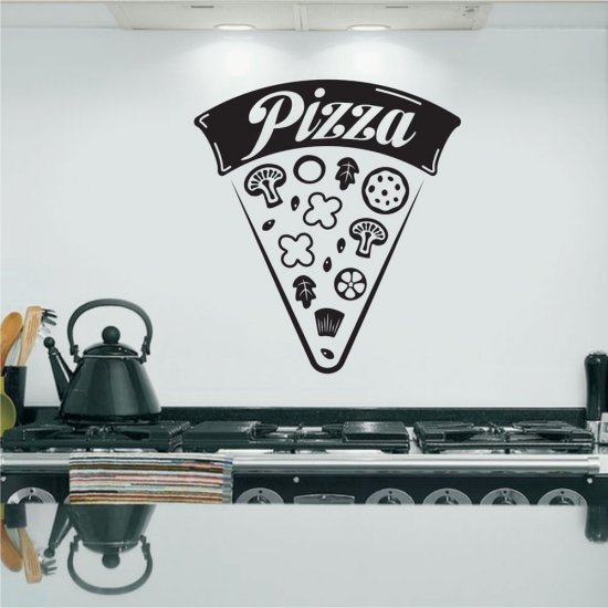 Αυτοκόλλητο Τοίχου - Pizza 2