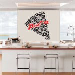 Αυτοκόλλητο Τοίχου - Pizza Κομμάτι