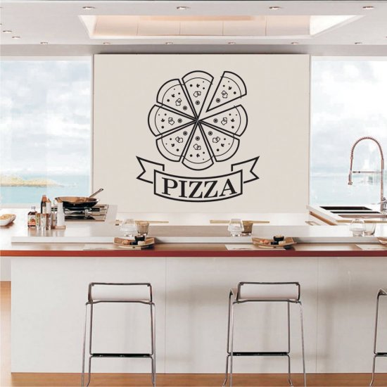 Αυτοκόλλητο Τοίχου - Pizza 4