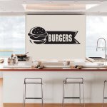Αυτοκόλλητο Τοίχου - Burgers 2