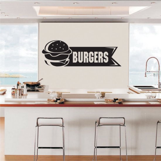 Αυτοκόλλητο Τοίχου - Burgers 2 Αυτοκόλλητο Τοίχου - Burgers 2