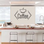 Αυτοκόλλητο Τοίχου - Coffee 3