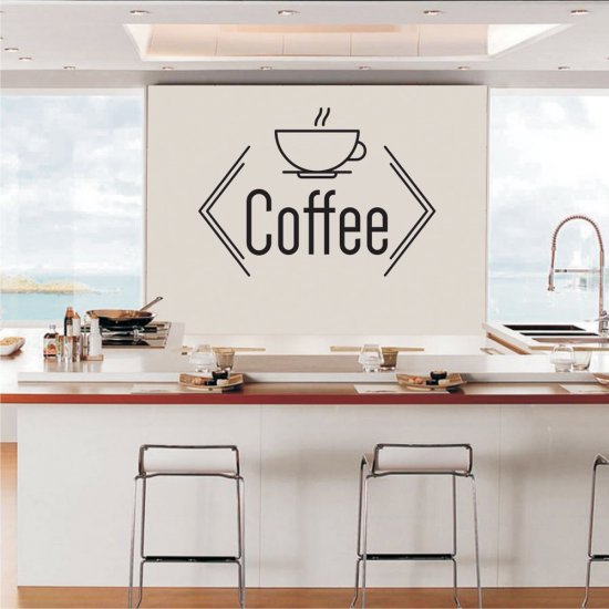 Αυτοκόλλητο Τοίχου - Coffee 3