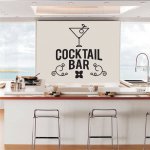 Αυτοκόλλητο Τοίχου - Cocktail Bar