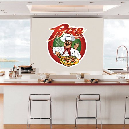 Αυτοκόλλητο Τοίχου - Pizza 7
