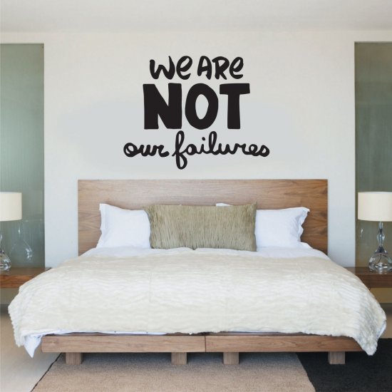 Αυτοκόλλητο τοίχου - Not our failures Αυτοκόλλητο τοίχου - Not our failures