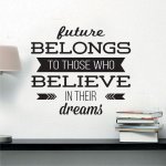 Αυτοκόλλητο Τοίχου - Future belongs