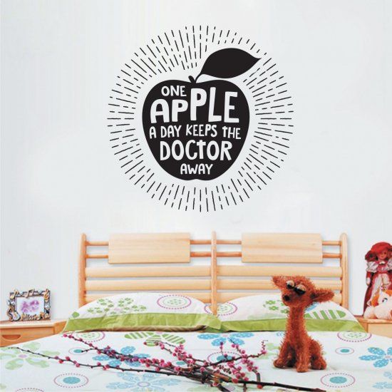 Αυτοκόλλητο Τοίχου - One apple a day Αυτοκόλλητο Τοίχου - One apple a day