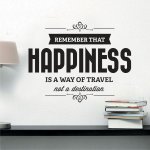 Αυτοκόλλητο Τοίχου - Happiness