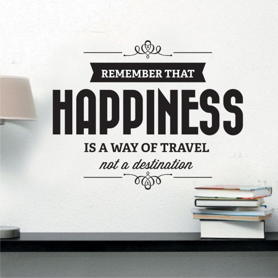 Αυτοκόλλητο Τοίχου - Happiness
