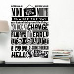 Αυτοκόλλητο Τοίχου - Open Your Mind