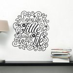 Αυτοκόλλητο Τοίχου - Enjoy the Little Things