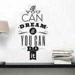 Αυτοκόλλητο Τοίχου - Dream It