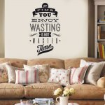 Αυτοκόλλητο Τοίχου - Wasted Time