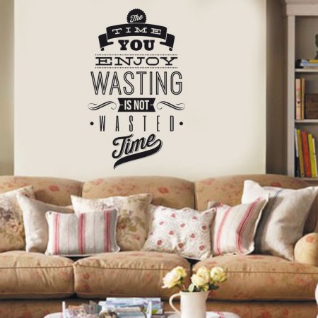 Αυτοκόλλητο Τοίχου - Wasted Time