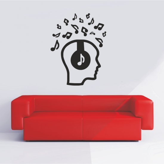 Αυτοκόλλητο Τοίχου - Music in Mind Αυτοκόλλητο Τοίχου - Music in Mind