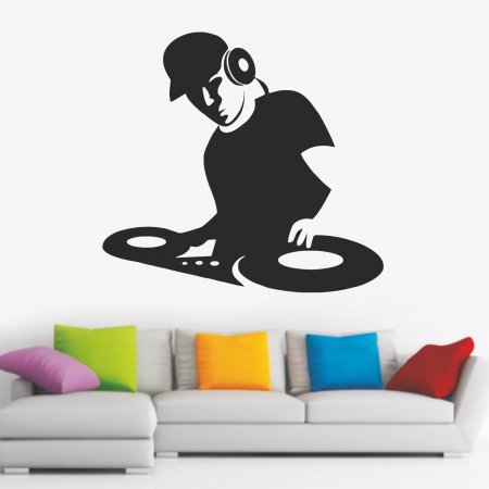Αυτοκόλλητο Τοίχου - Dj