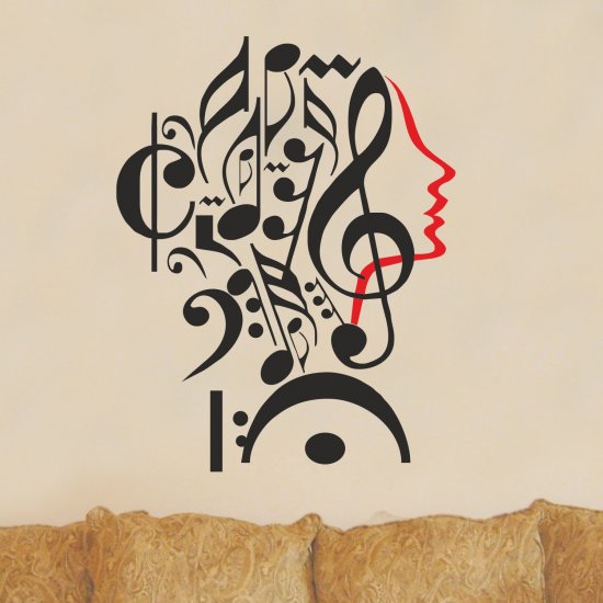 Αυτοκόλλητο Τοίχου - Made of notes