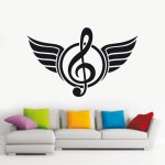 Αυτοκόλλητο Τοίχου - Κλειδί του Σολ