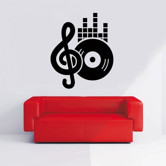 Αυτοκόλλητο Τοίχου - Music 01 Αυτοκόλλητο Τοίχου - Music 01
