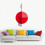 Αυτοκόλλητο Τοίχου - Κιθάρα 01