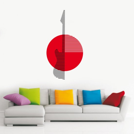 Αυτοκόλλητο Τοίχου - Κιθάρα 01 Αυτοκόλλητο Τοίχου - Κιθάρα 01