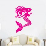Αυτοκόλλητο τοίχου - Γοργόνα