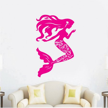 Αυτοκόλλητο τοίχου - Γοργόνα