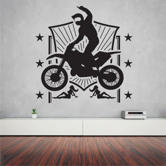 Αυτοκόλλητο τοίχου - Μότοκρος