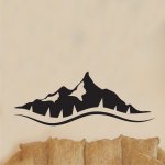 Αυτοκόλλητο τοίχου - Βουνό