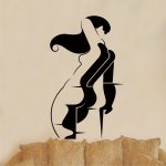 Αυτοκόλλητο τοίχου - Γυναίκα