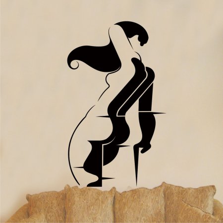 Αυτοκόλλητο τοίχου - Γυναίκα