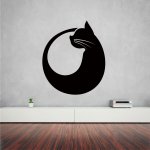 Αυτοκόλλητο τοίχου - Γάτα