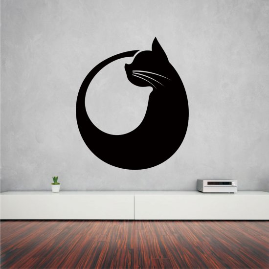 Αυτοκόλλητο τοίχου - Γάτα