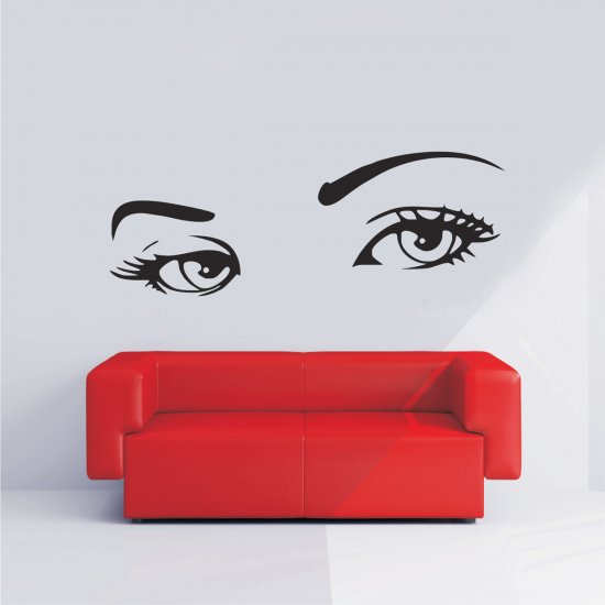 Αυτοκόλλητο Τοίχου - Μάτια