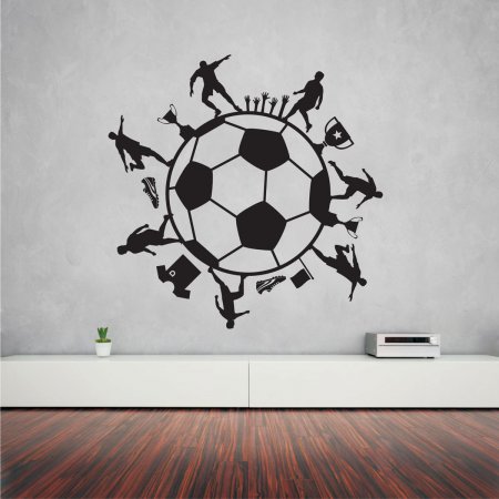 Αυτοκόλλητο Τοίχου - Μπάλα ποδοσφαίρου