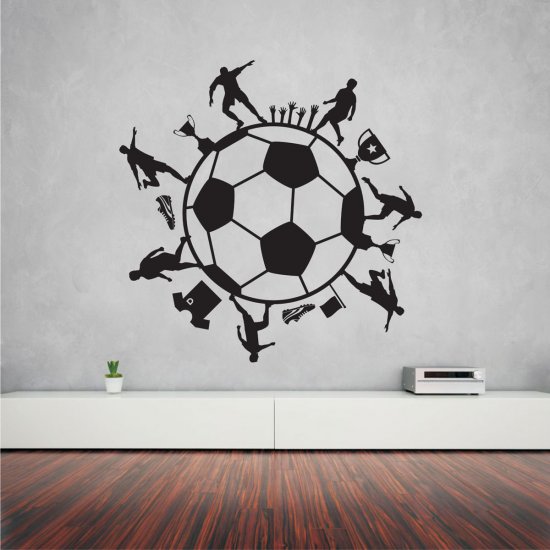 Αυτοκόλλητο Τοίχου - Μπάλα ποδοσφαίρου