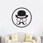 Αυτοκόλλητο Τοίχου - Μουστάκιας