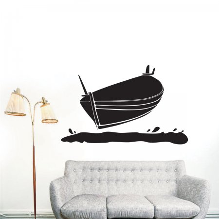 Αυτοκόλλητο Τοίχου - Βάρκα